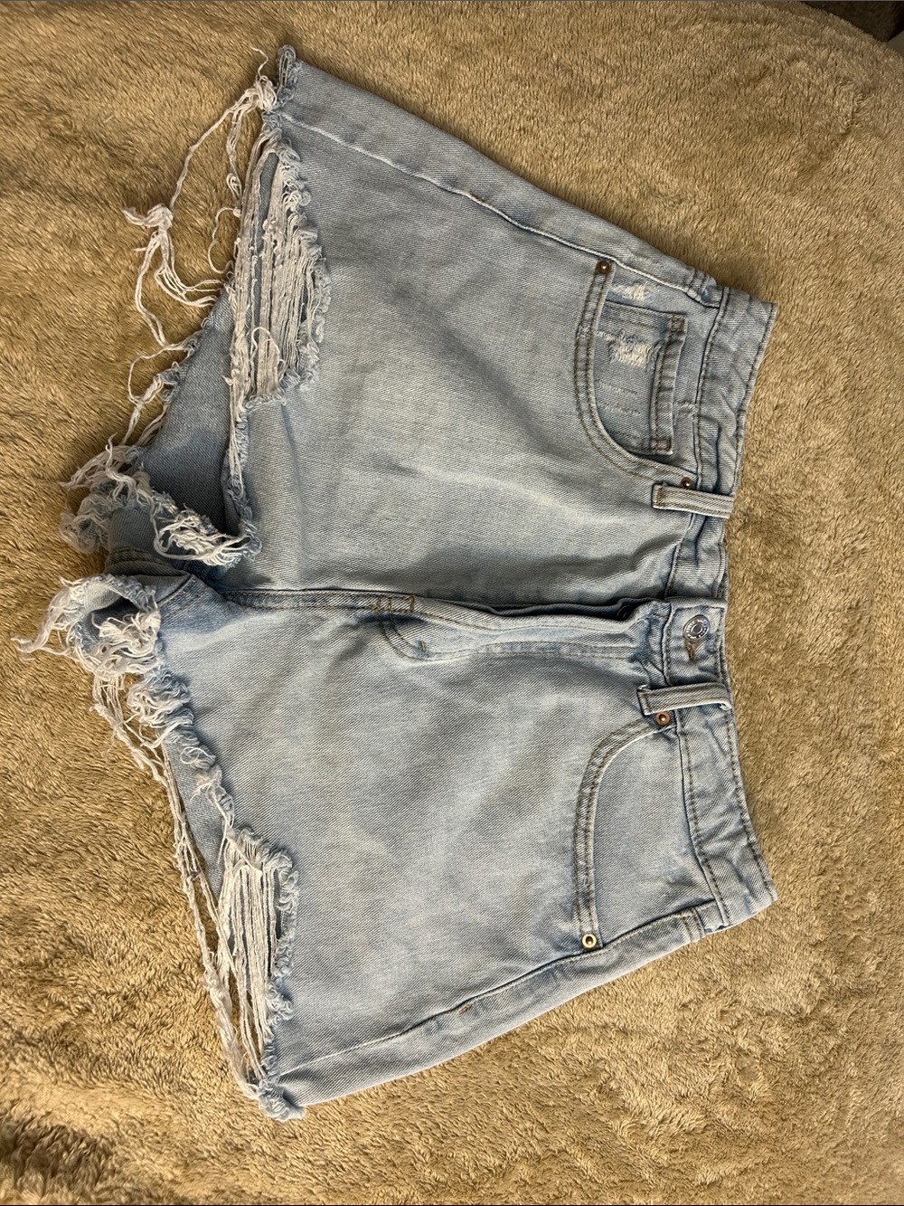 wild fable Light Wash Distressed Denim Shorts